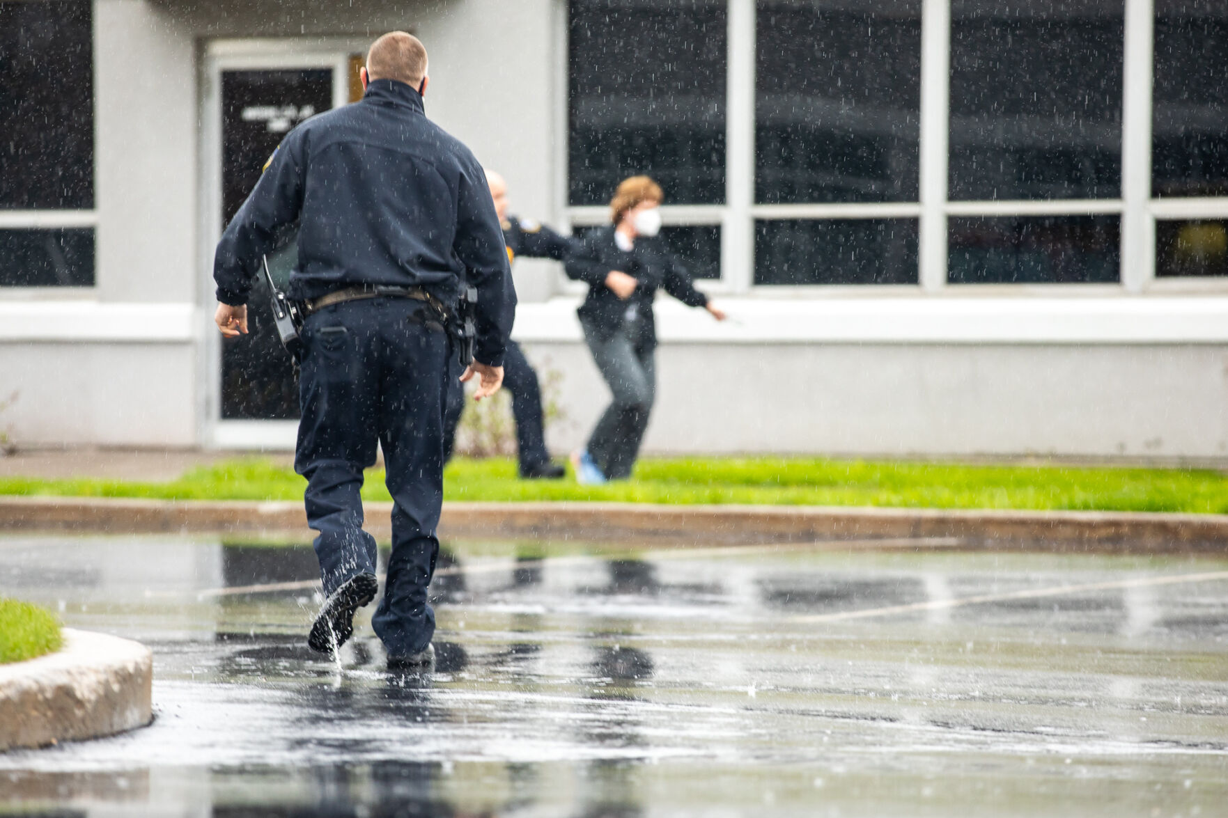 Sad flashback for police officer